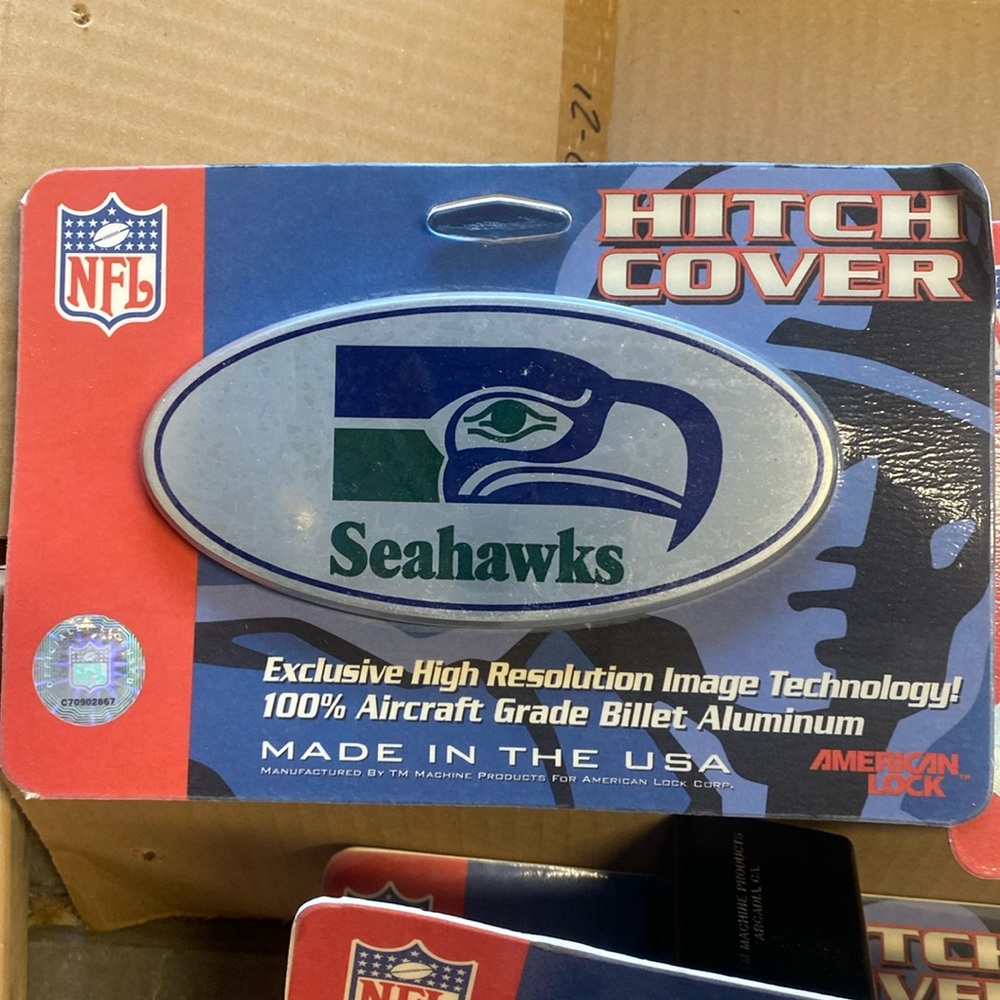 SEAHAWKS HITCH COVER - NFL TEAM ALUMINUM SUPERBOWL WINNERS💙💙